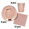 Tischset Roségold