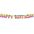 Folienballongirlande happy Birthday