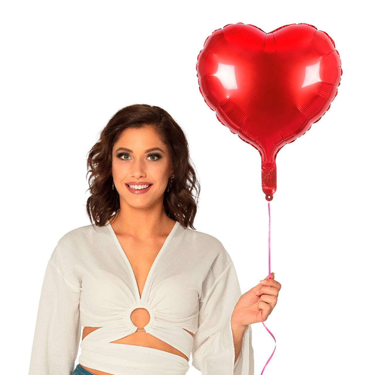 Op deze afbeelding zie je een Decoratie, van het merk Boland. Folieballon Sweet Hart Rood