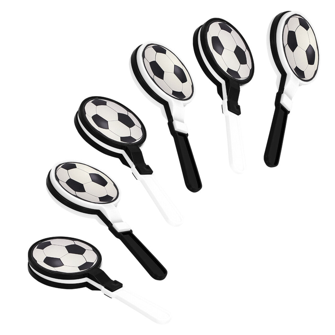Op deze afbeelding zie je een Accessoires, van het merk Boland. Supporters Handklappers 6 Stuks