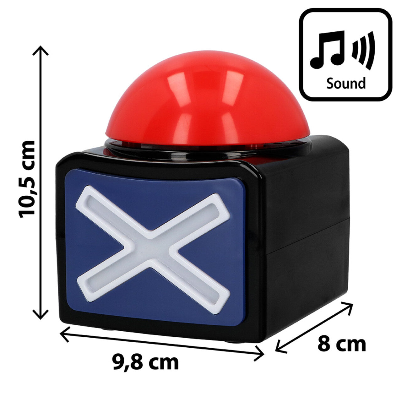 Op deze afbeelding zie je een Decoratie, van het merk Boland. Quiz Knop Party Buzzer