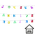 Led-Lichterkette Joyeux Anniversaire