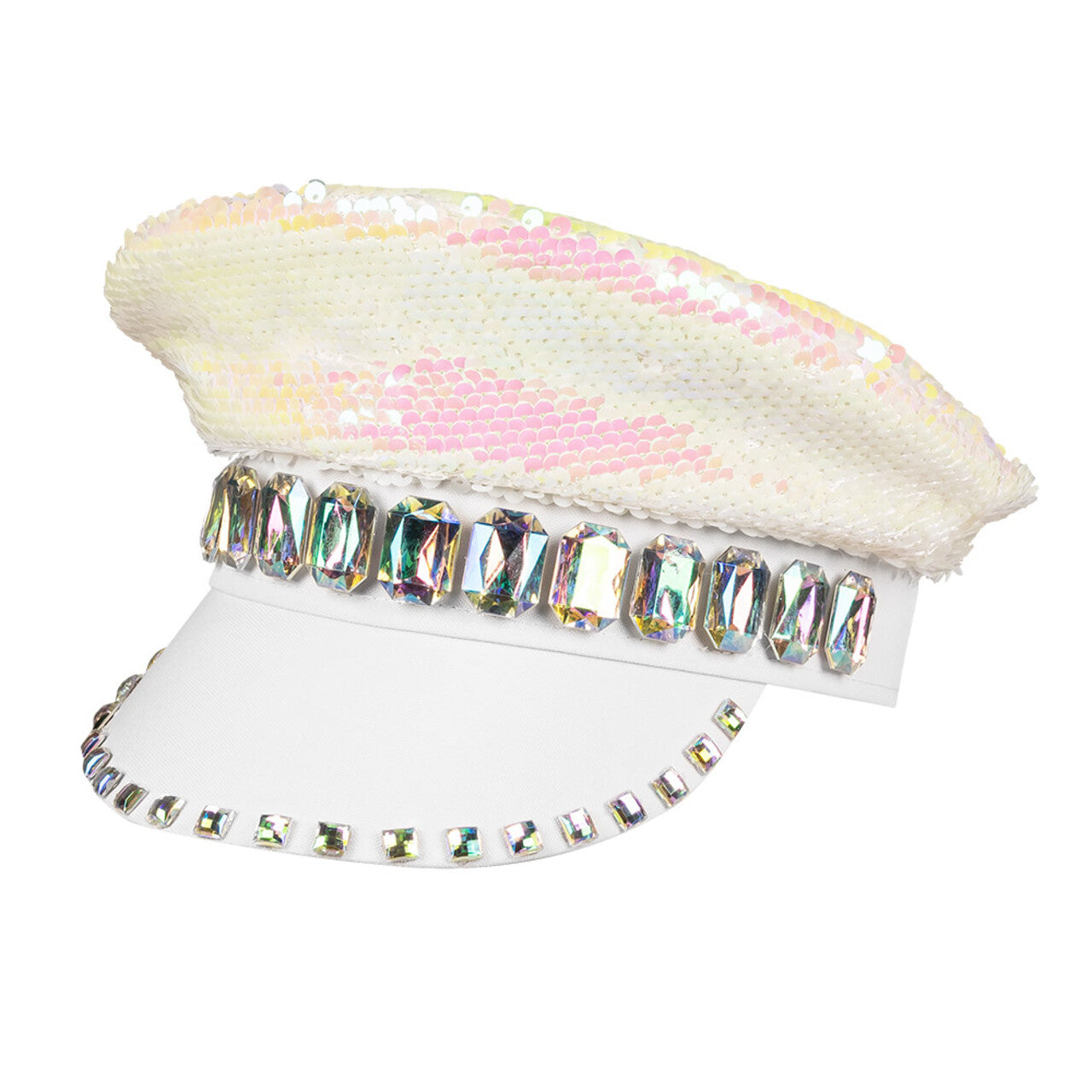 Op deze afbeelding zie je een Accessoires, van het merk Boland. Pet Sandy Candy (Omkeerbaar Parelmoer / Wit)