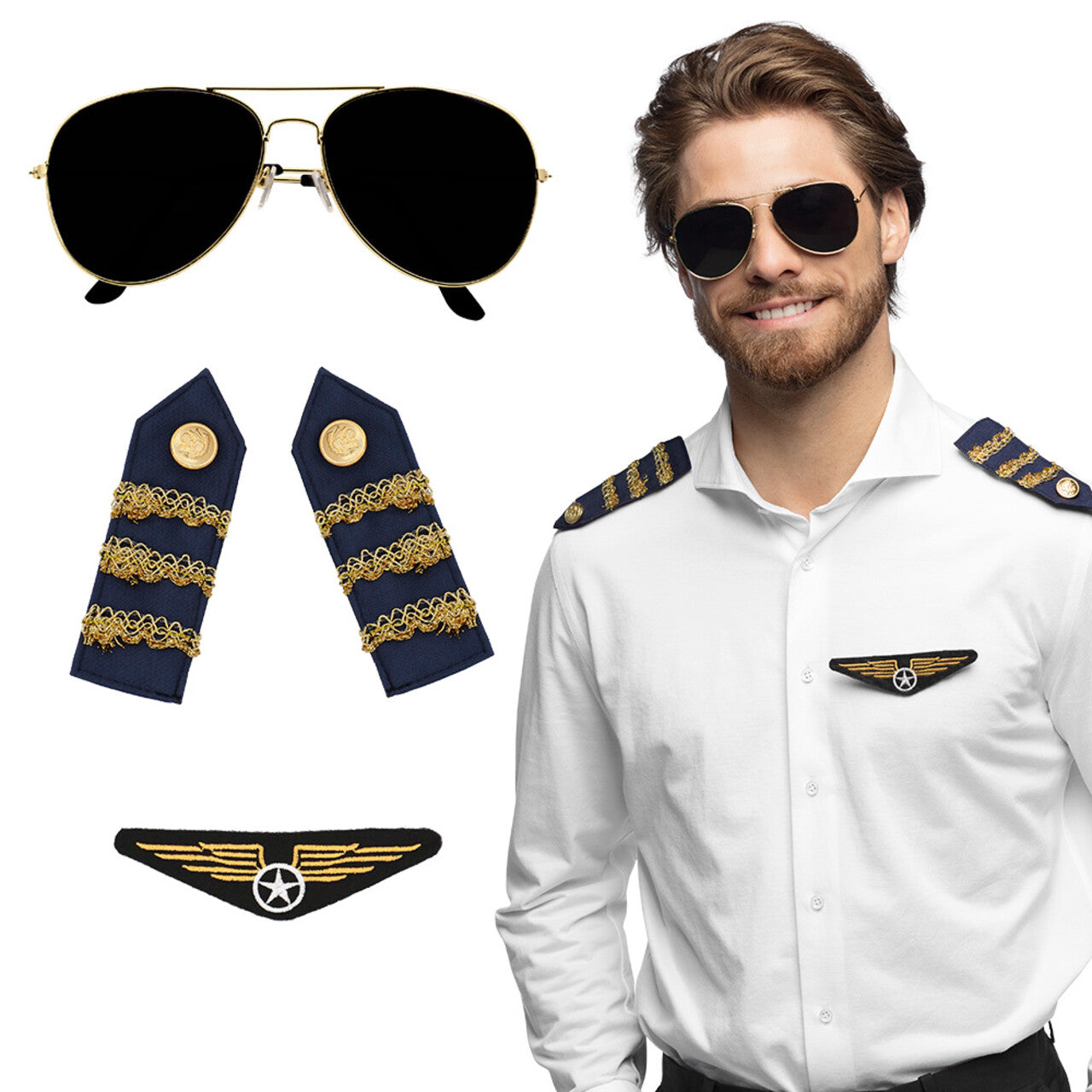 Op deze afbeelding zie je een Accessoires, van het merk Boland. Piloot Piet Set