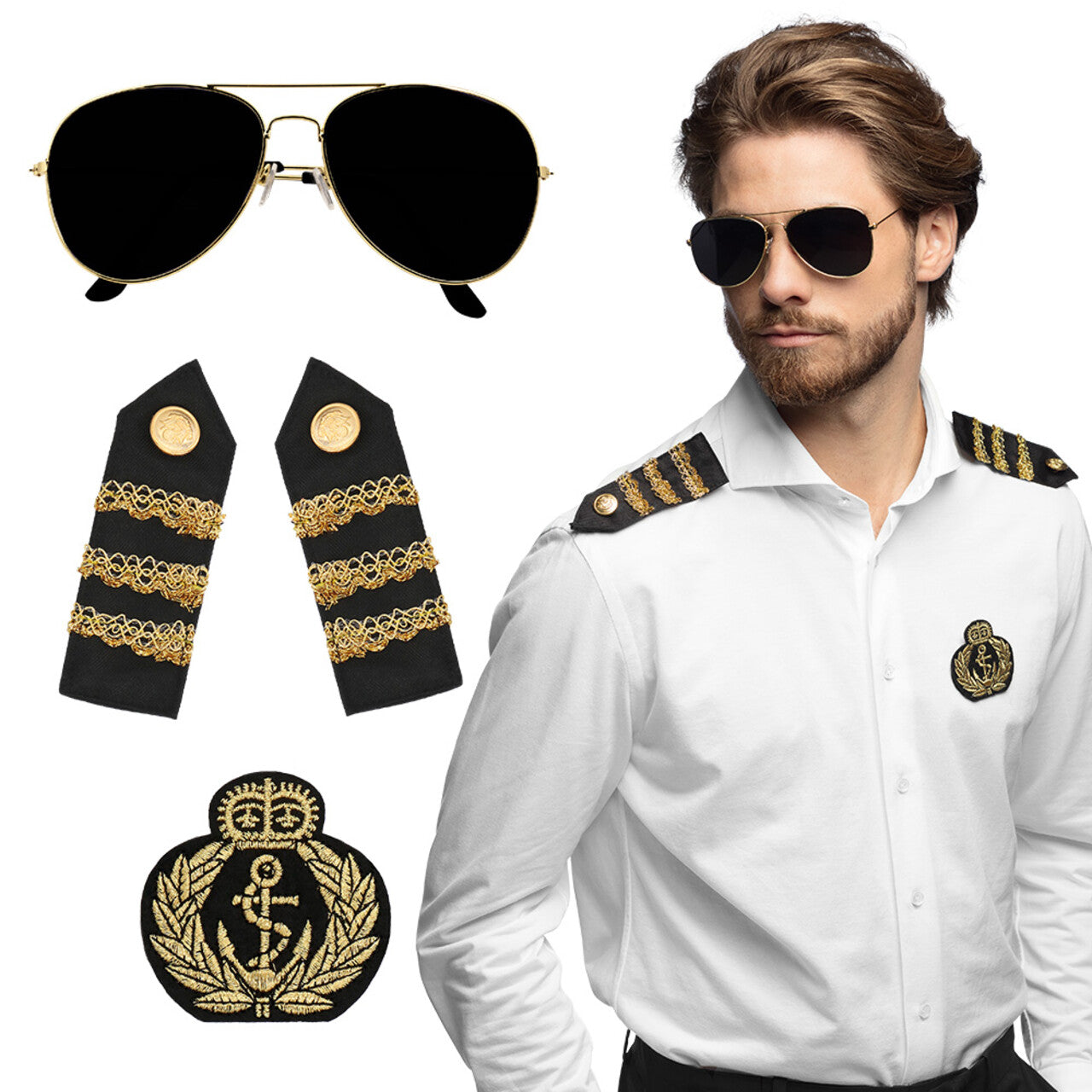 Op deze afbeelding zie je een Accessoires, van het merk Boland. Sky Kapitein Set