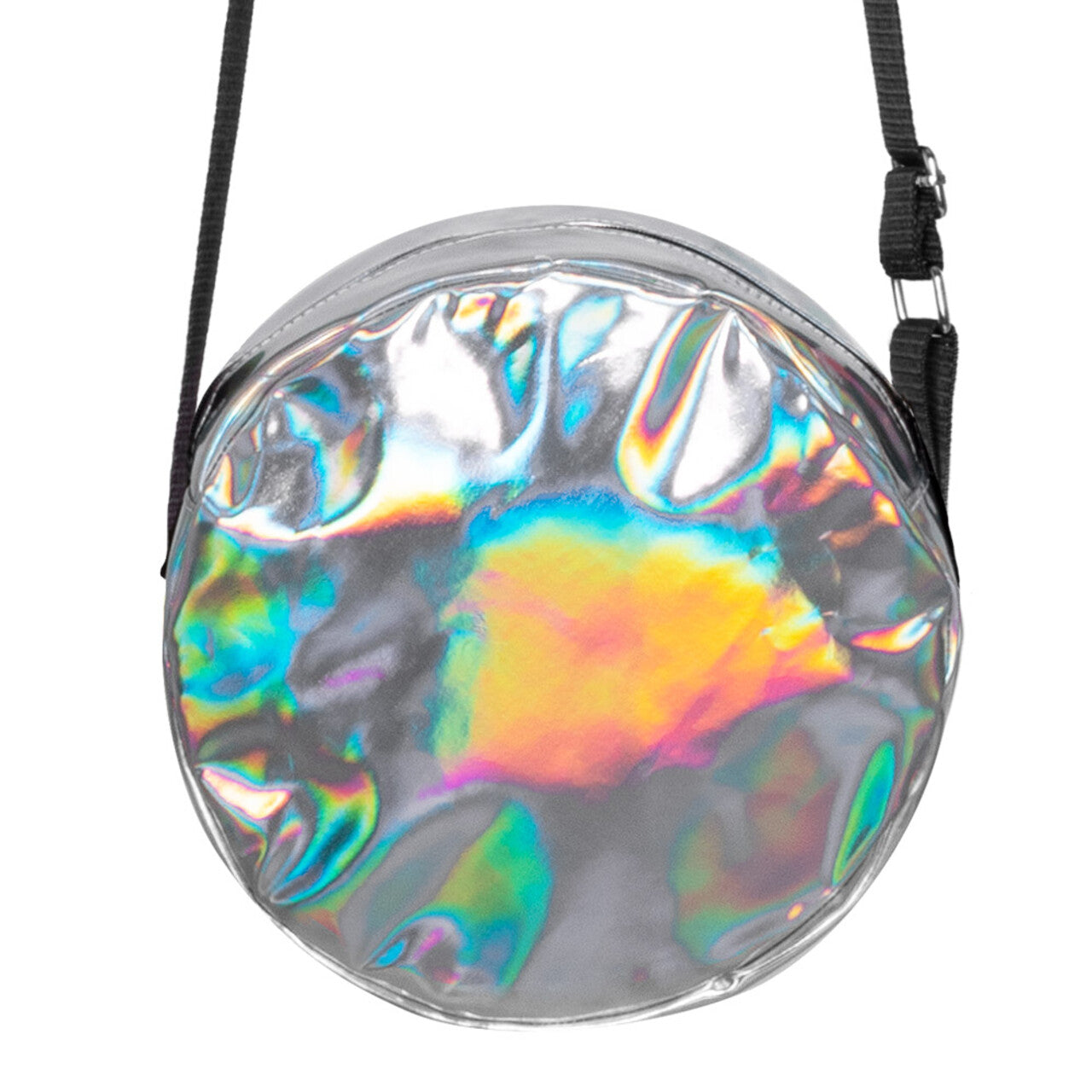 Op deze afbeelding zie je een Accessoires, van het merk Boland. Schoudertasje Holo Zilver (Ø 20 Cm)