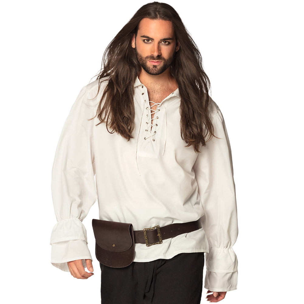 Op deze afbeelding zie je een Accessoires, van het merk Boland. Bruine Lederlook Heuptas Met Riem