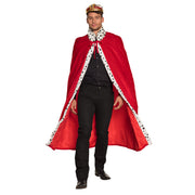 Op deze afbeelding zie je een Kostuums, van het merk Boland. Koningsmantel Rood