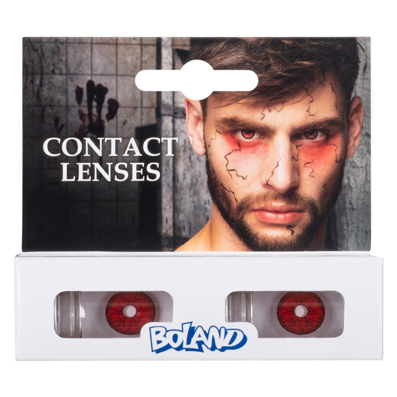 Op deze afbeelding zie je een Accessoires, van het merk Boland. Lenzen Shuttered Blood Eyes