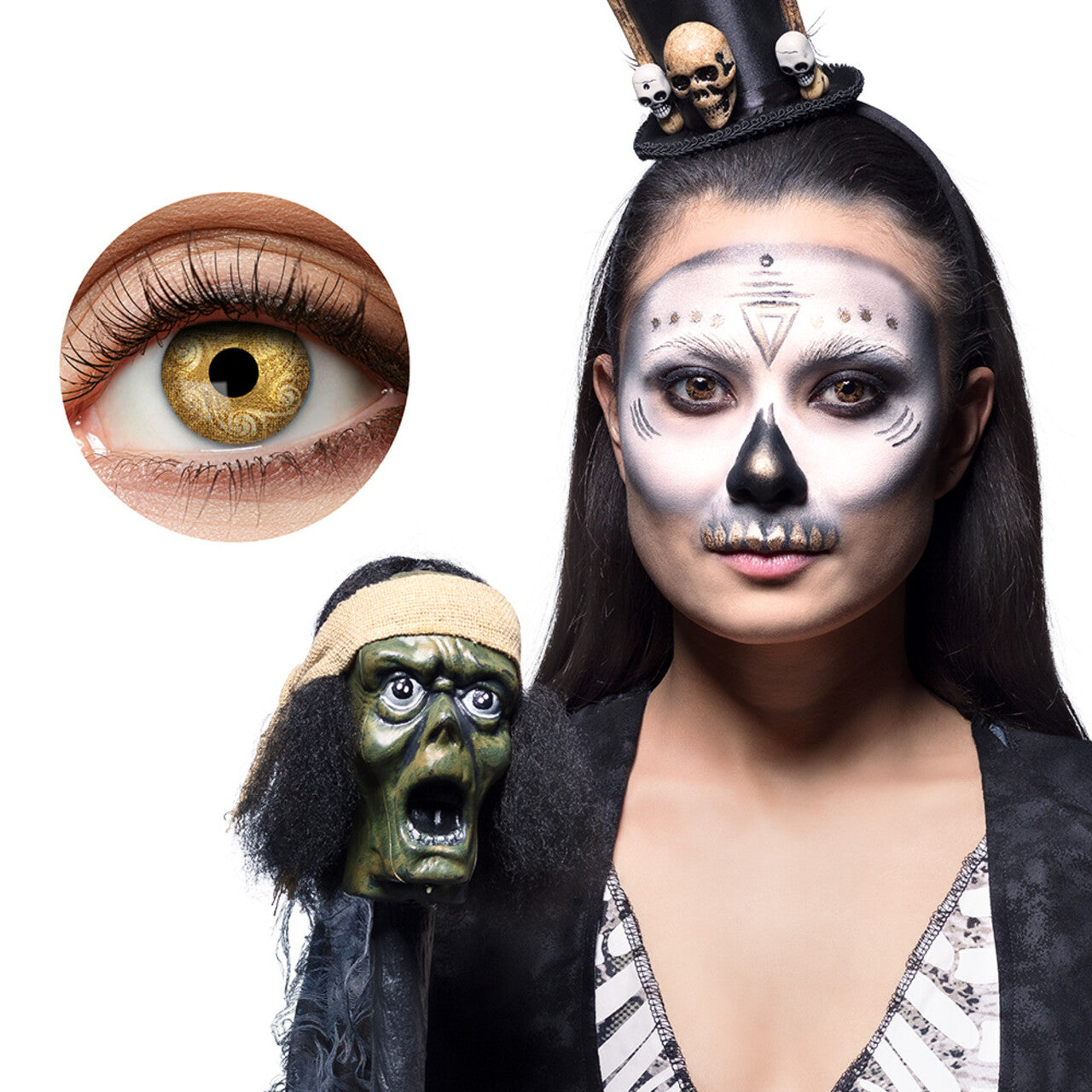 Op deze afbeelding zie je een Accessoires, van het merk Boland. Swirl Eye Voodoo Lenzen