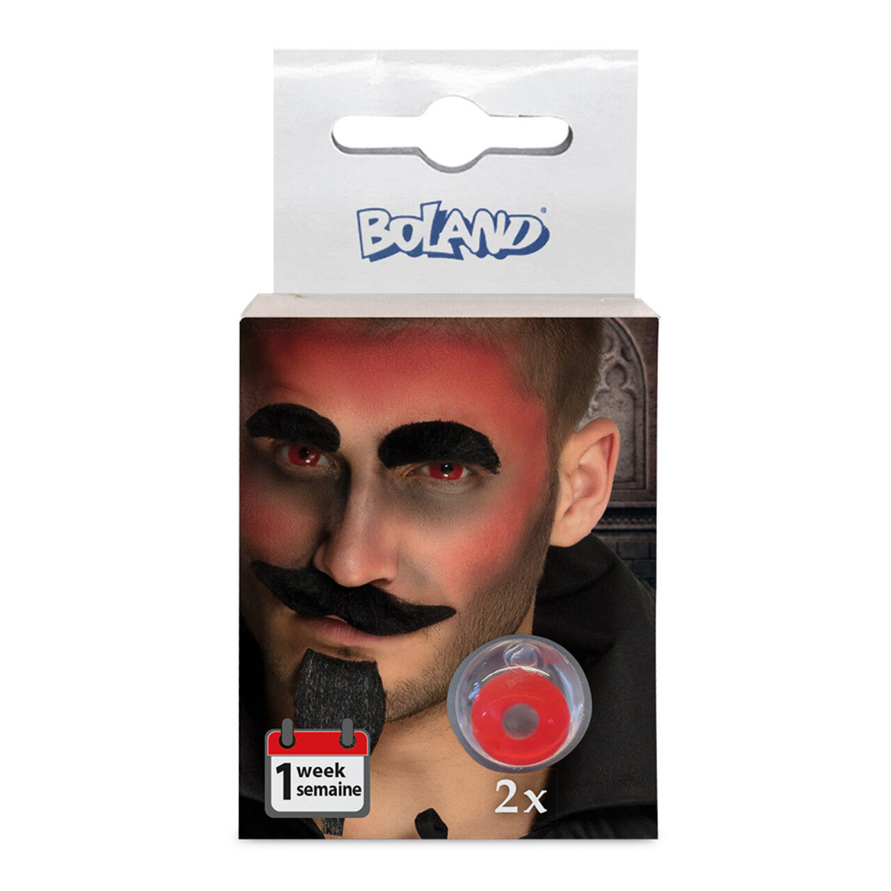 Op deze afbeelding zie je een Accessoires, van het merk Boland. Weeklenzen Red Eyes Duivel