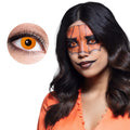 Kürbis Orange Kontaktlinsen