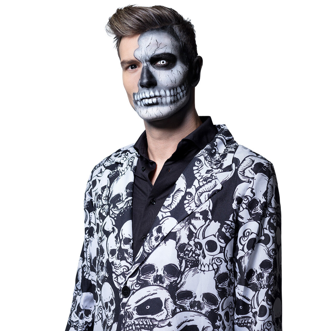 Op deze afbeelding zie je een Accessoires, van het merk Boland. Duolenzen Skullface