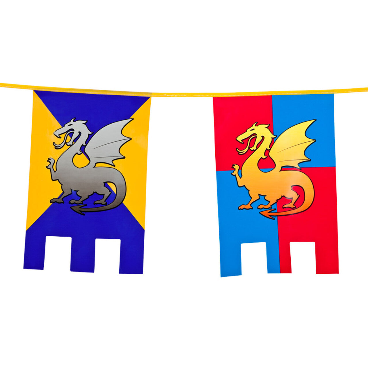 Op deze afbeelding zie je een Decoratie, van het merk Boland. Vlaggenlijn Ridders En Draken