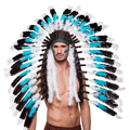 Indianer-Kopfschmuck Schneewolf