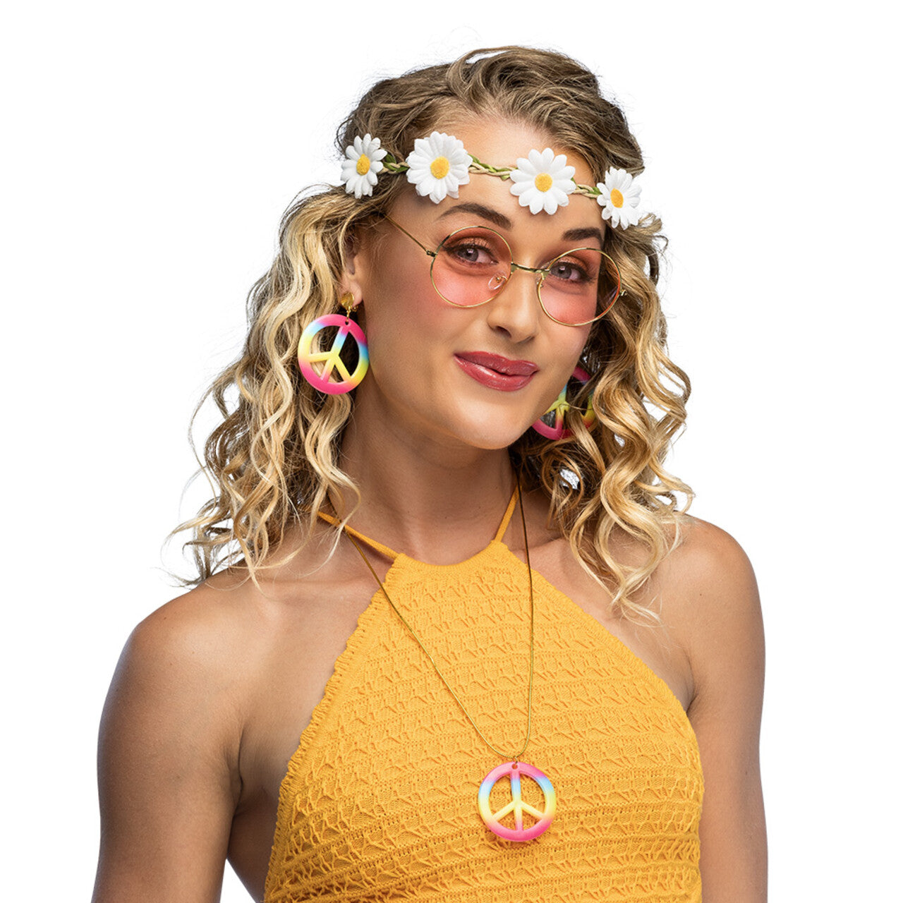 Op deze afbeelding zie je een Accessoires, van het merk Boland. Accessoire Set Hippie Freedom And Peace