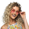 Party-Brille Hippie XL Rosa