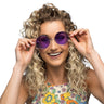 Hippie Partybrille XL Lila