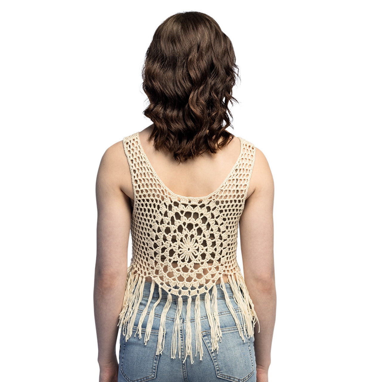 Op deze afbeelding zie je een Kostuums, van het merk Boland. Top Sun Loom (M) Vrouw Kostuum