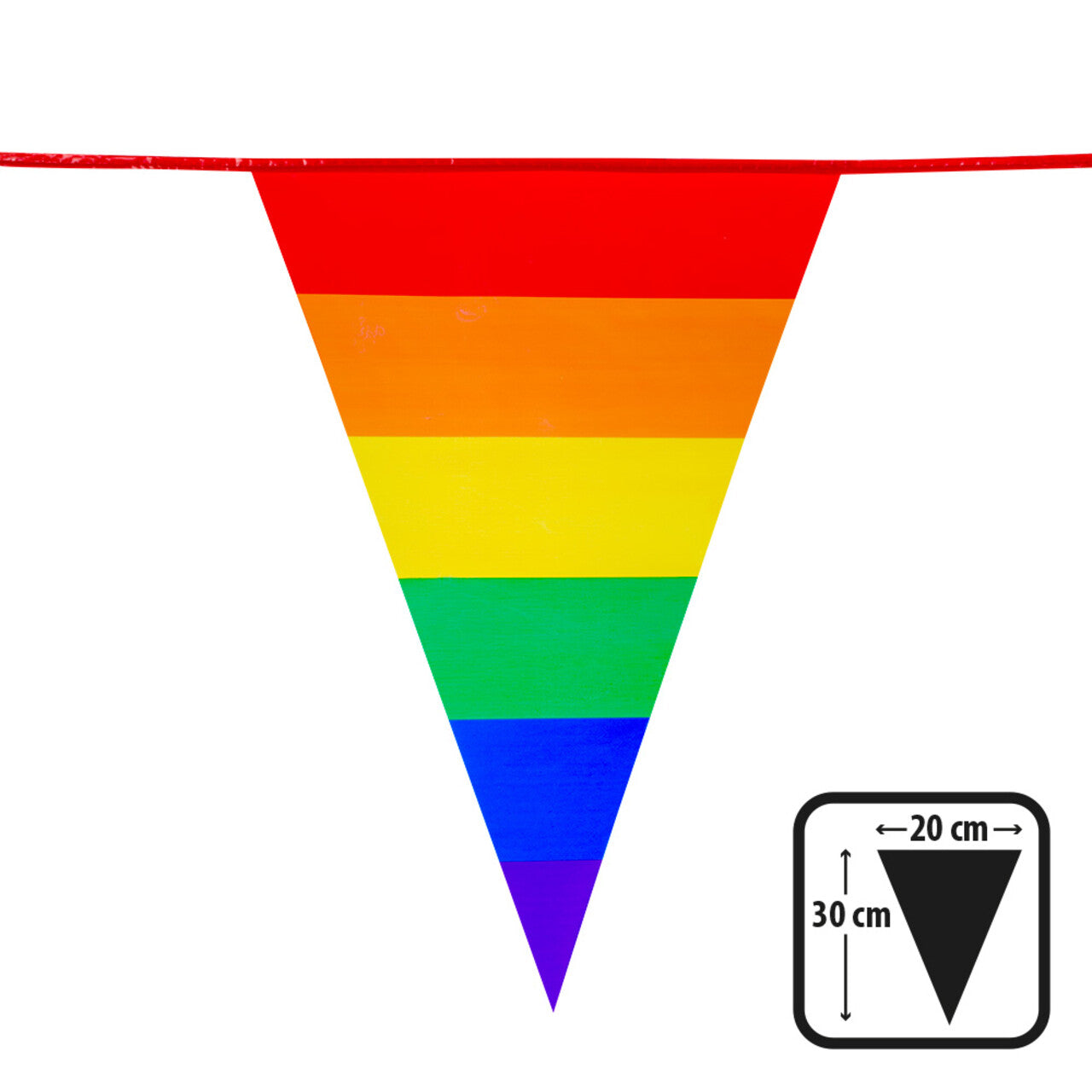 Op deze afbeelding zie je een Decoratie, van het merk Boland. Vlaggenlijn Regenboog Feest