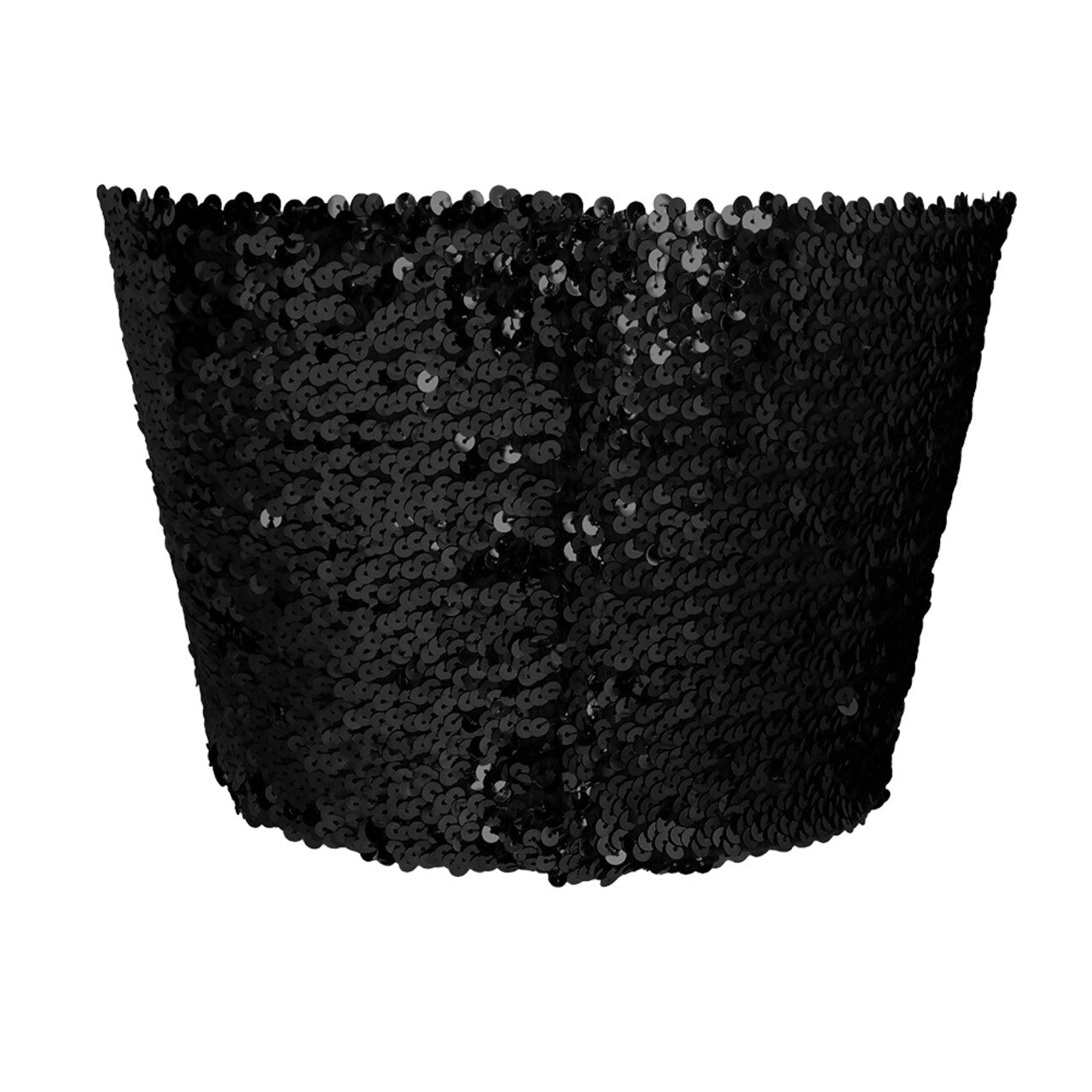 Op deze afbeelding zie je een Kostuums, van het merk Boland. Festival Top Sparkle Zwart Pailletten Vrouw