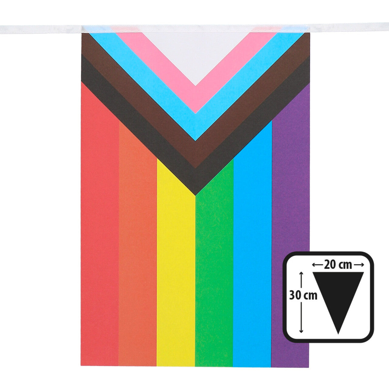 Op deze afbeelding zie je een Decoratie, van het merk Boland. Party Progress Vlaggenlijn 6m