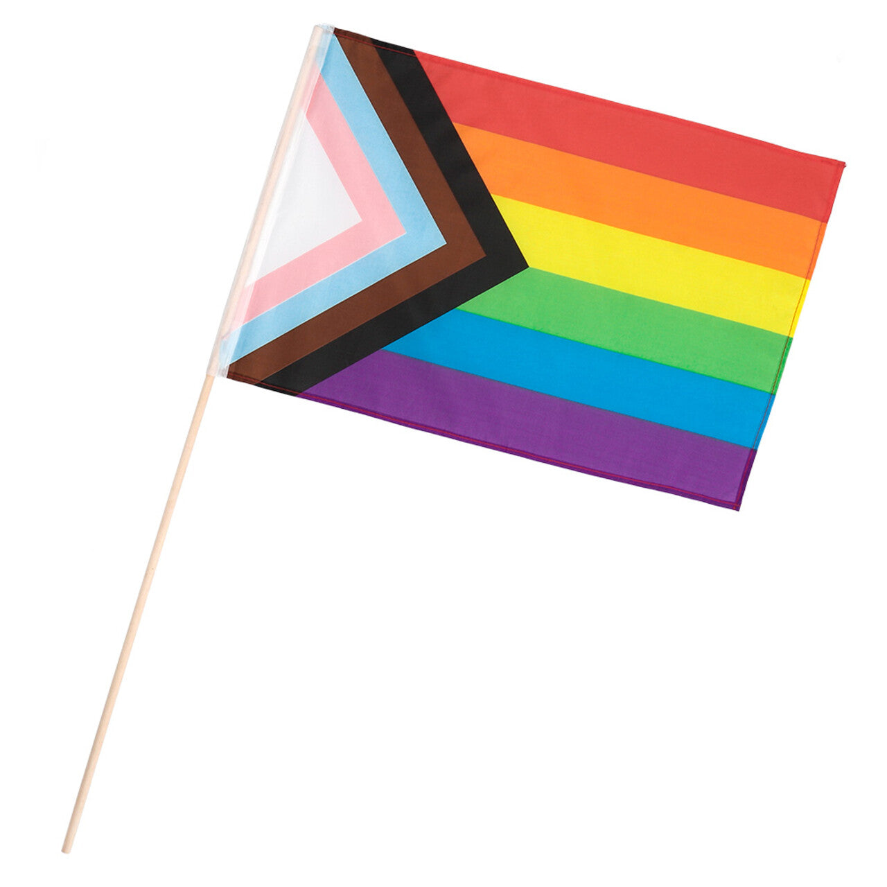 Op deze afbeelding zie je een Decoratie, van het merk Boland. Wave Your Flag Rainbow Pride Progress Vlag