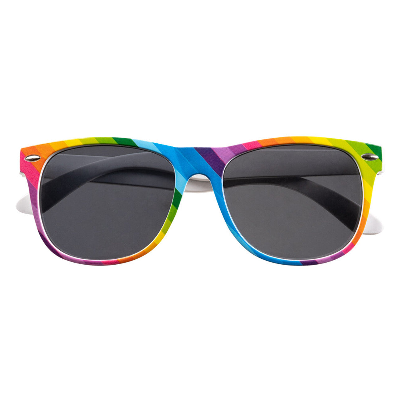Op deze afbeelding zie je een Accessoires, van het merk Boland. Gentleman Party Set Regenboog (Partybril, Vlinderstrik En Bretels)