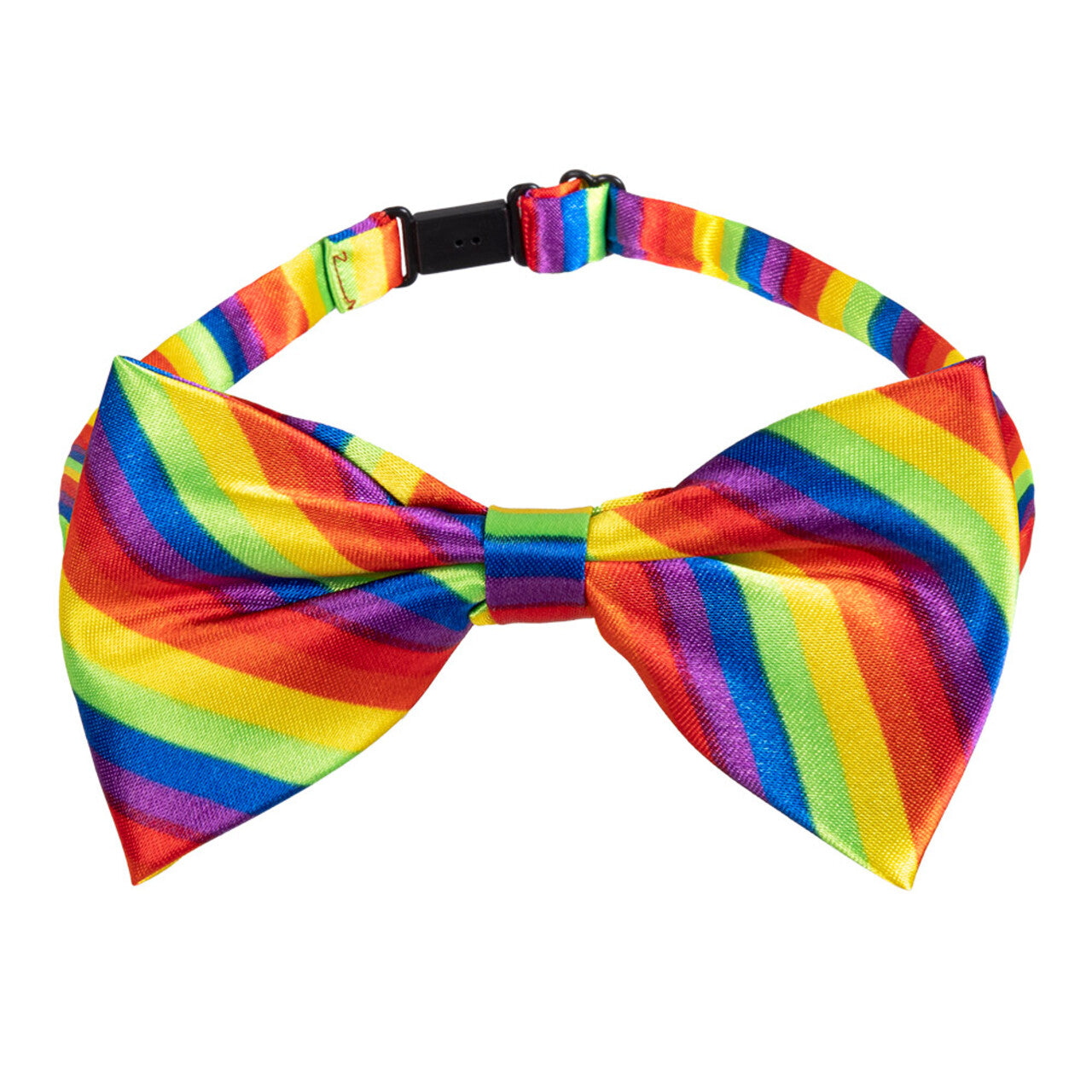 Op deze afbeelding zie je een Accessoires, van het merk Boland. Gentleman Party Set Regenboog (Partybril, Vlinderstrik En Bretels)