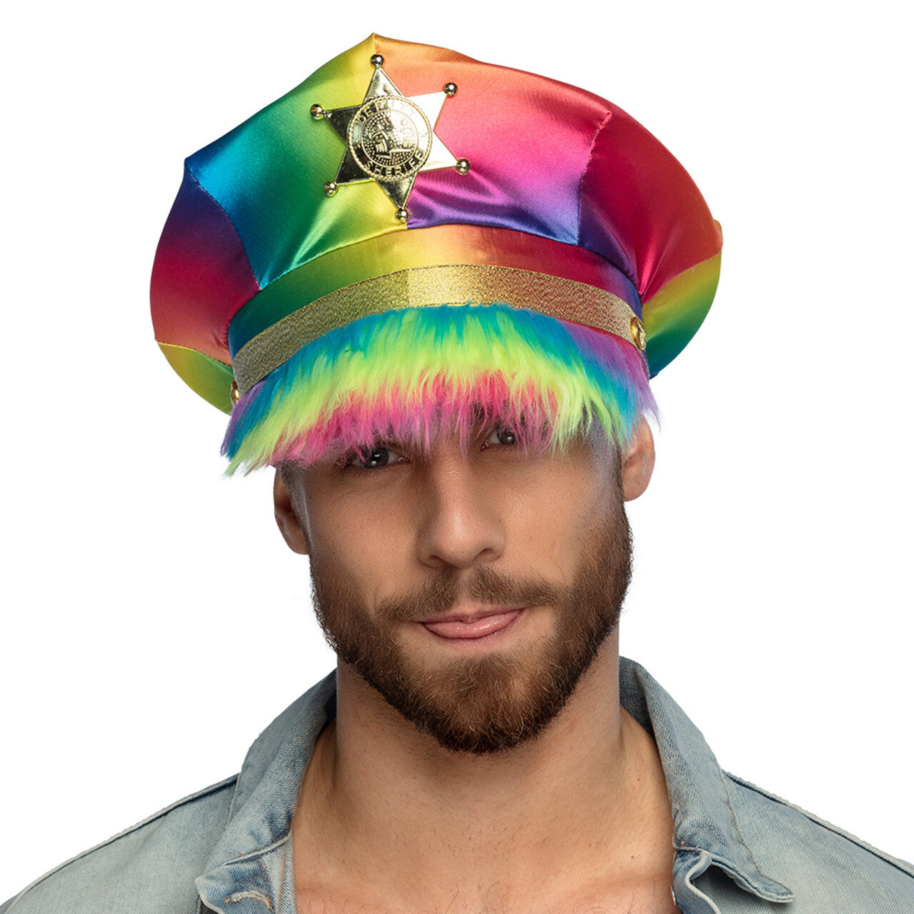 Op deze afbeelding zie je een Accessoires, van het merk Boland. Rainbow Fluffy Sheriff Pet