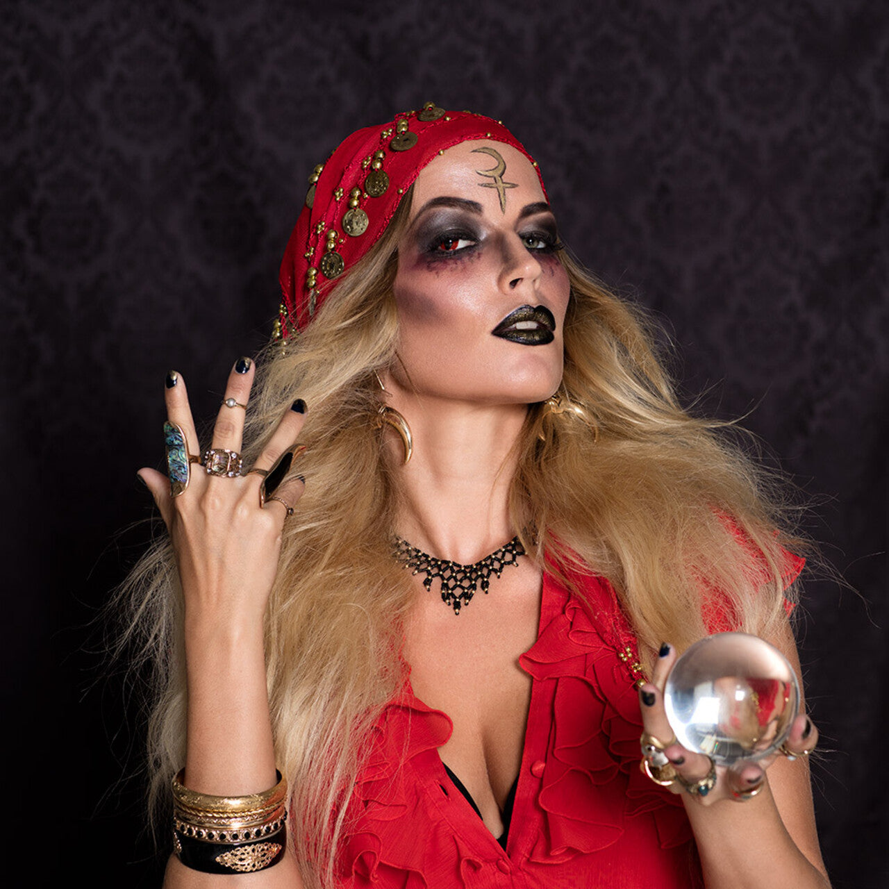 Op deze afbeelding zie je een Accessoires, van het merk Boland. Schmink Palet Halloween Night