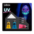 Uv Schminkset Tag Der Toten Leuchtend