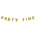 Buchstabengirlande Karton party Time