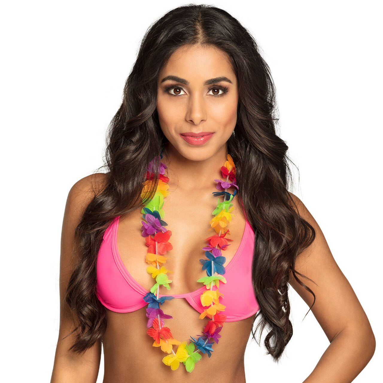 Op deze afbeelding zie je een Accessoires, van het merk Boland. Hawaïkrans Tropical Rainbow Party Slinger