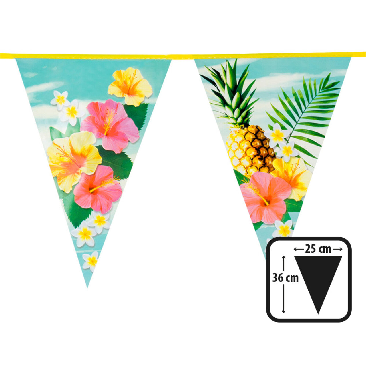 Op deze afbeelding zie je een Decoratie, van het merk Boland. Vlaggenlijn Welcome In Paradise