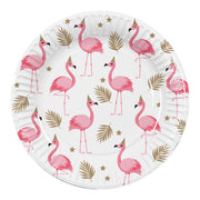 Op deze afbeelding zie je een Decoratie, van het merk Boland. Flamingo Party Bordjes 10 Stuks