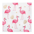 Satz 20 Papierservietten Flamingo