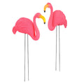 Set Aus 2 Gartendekorationen Flamingo