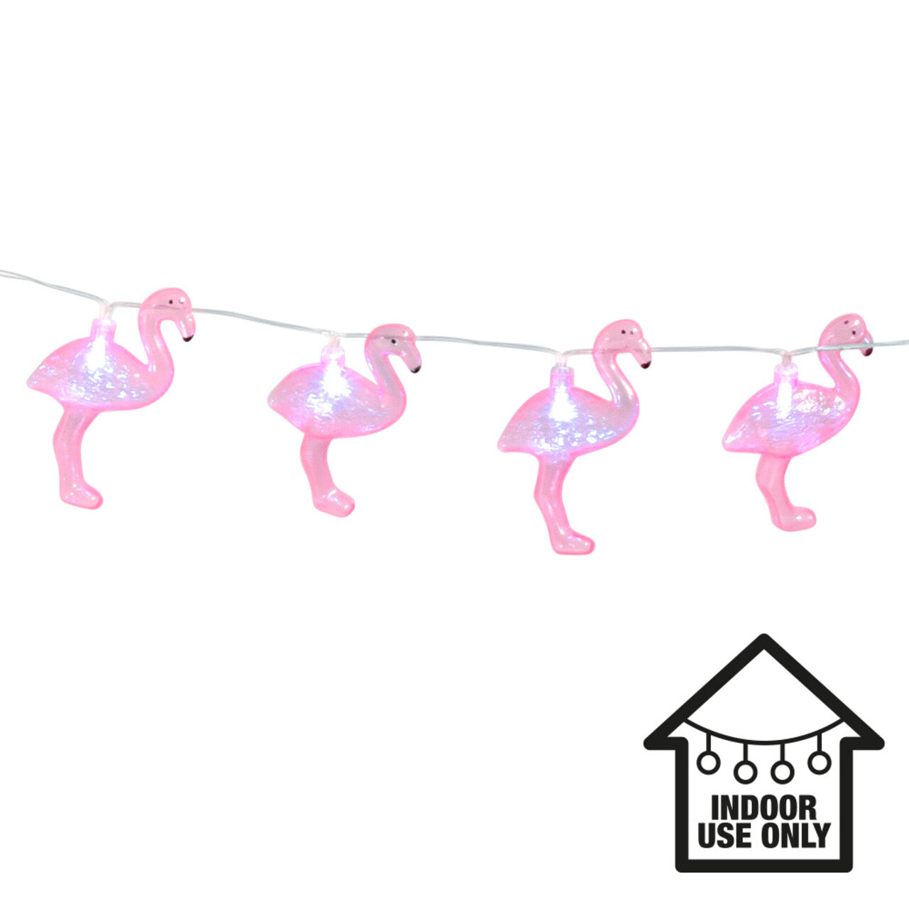 Op deze afbeelding zie je een Decoratie, van het merk Boland. Led Lichtsnoer Flamingo Light