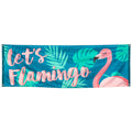 Polyester Banner lets Flamingo