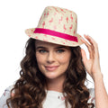 Fedora Hut Sparkling Flamingos