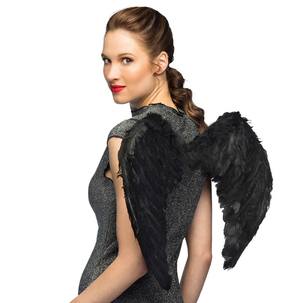 Op deze afbeelding zie je een Accessoires, van het merk Boland. Engelenvleugels Elysia Zwart