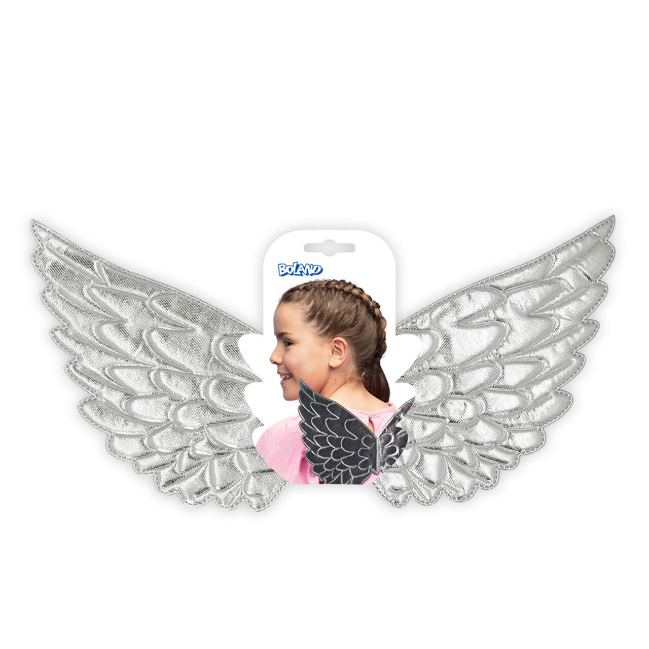 Op deze afbeelding zie je een Accessoires, van het merk Boland. Engelenvleugels Aurora Zilver