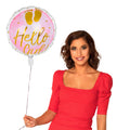 Folienballon hello Girl!