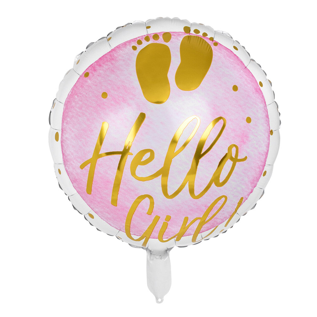 Op deze afbeelding zie je een Decoratie, van het merk Boland. Folieballon Hello Girl!