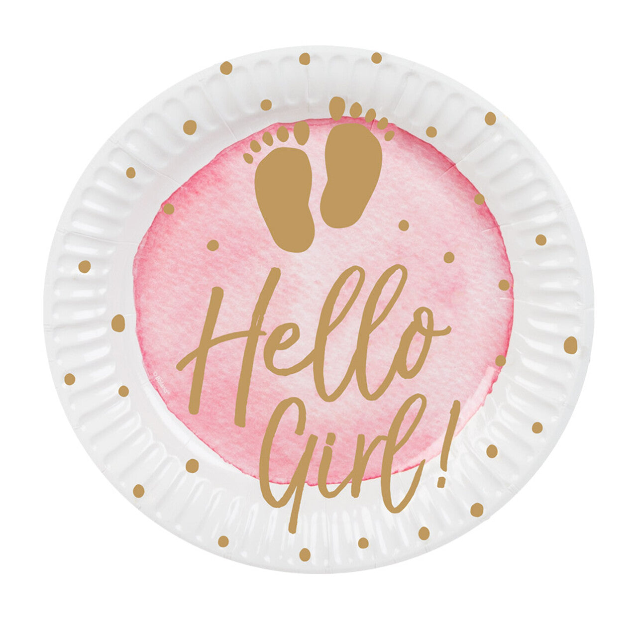 Op deze afbeelding zie je een Decoratie, van het merk Boland. Bordjes Hello Girl!