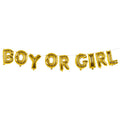 Folienballongirlande boy Or Girl