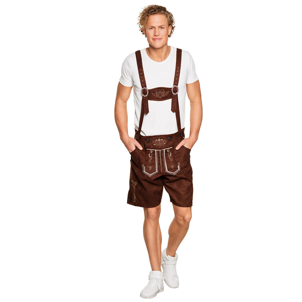 Op deze afbeelding zie je een Kostuums, van het merk Boland. Lederhose Dieter Bierfest Man