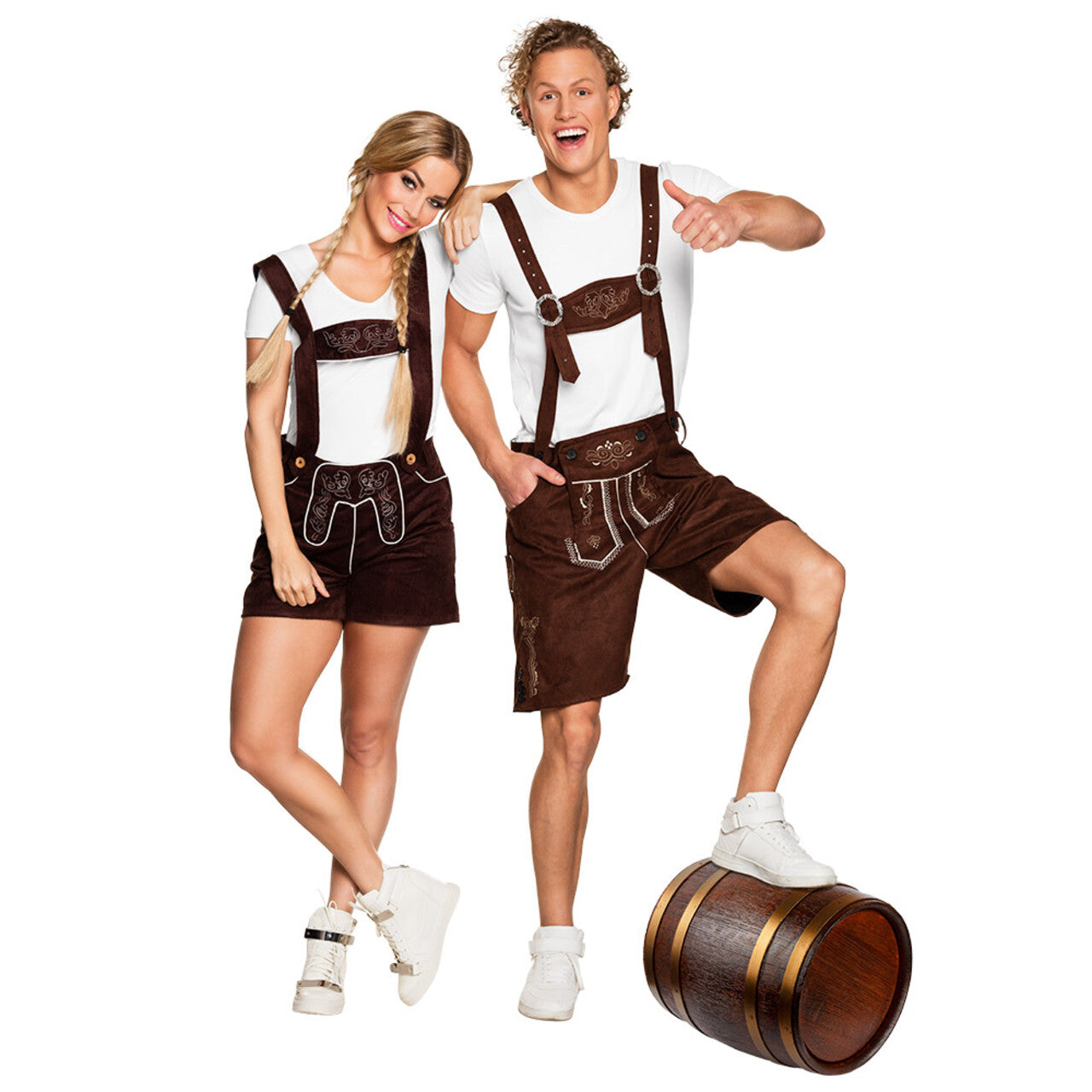 Op deze afbeelding zie je een Kostuums, van het merk Boland. Lederhose Dieter Bierfest Man
