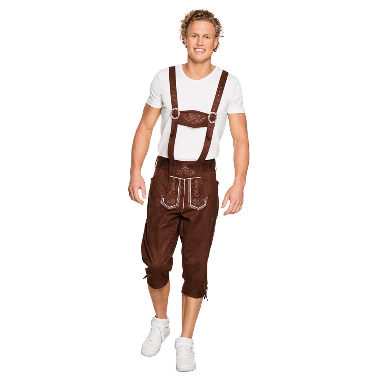 Op deze afbeelding zie je een Kostuums, van het merk Boland. Lederhose Lang Dieter Bierfest Man